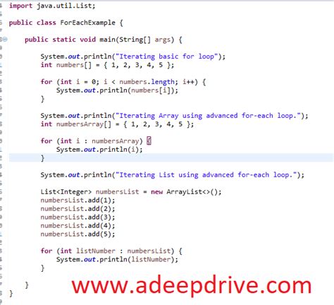 for loop list java|Java for Loop (With Examples) .